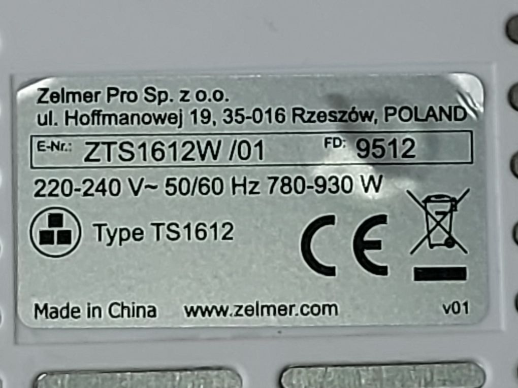 Toster Zelmer TS1612