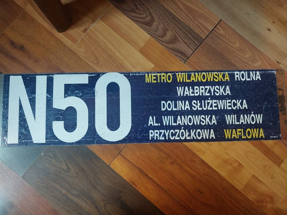 Tablica linii N50