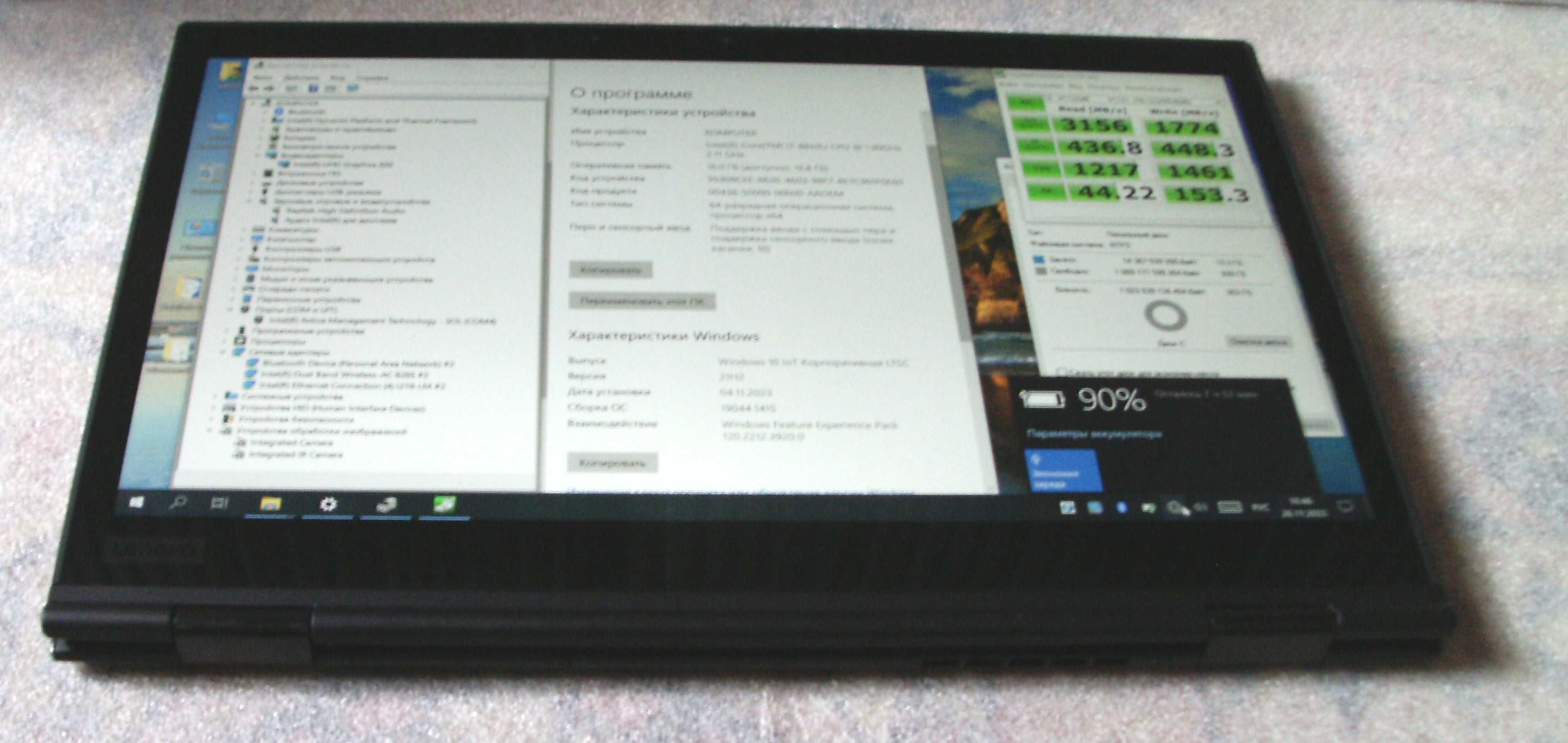 ToП ThinkPad X1 Yoga G3 QHD!! 7-8650u 16GB 1TB NVMe очень хорошее coc.
