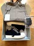 Rick Owens Drkshdw Black Low-Top Slashed Ramones  original