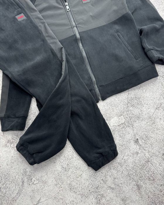 Теплий флісовий костюм Hugo Boss з капюшоном в смарагдовому кольорі