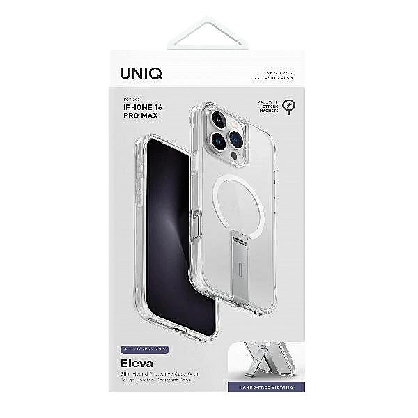 UNIQ etui Eleva with Vertica Stand iPhone 16 Pro Max 6.9" przeźroczyst