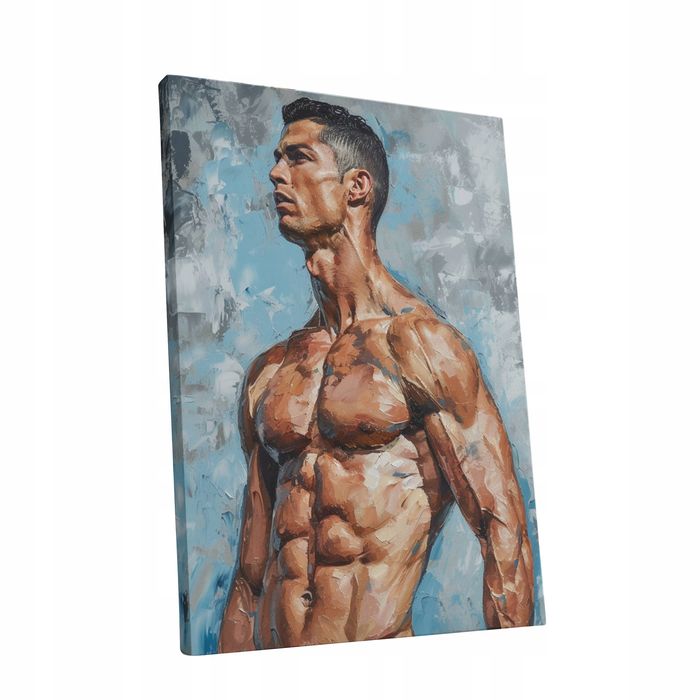 Obraz na płótnie Cristiano Ronaldo CR7 90x120 cm nowoczesny styl