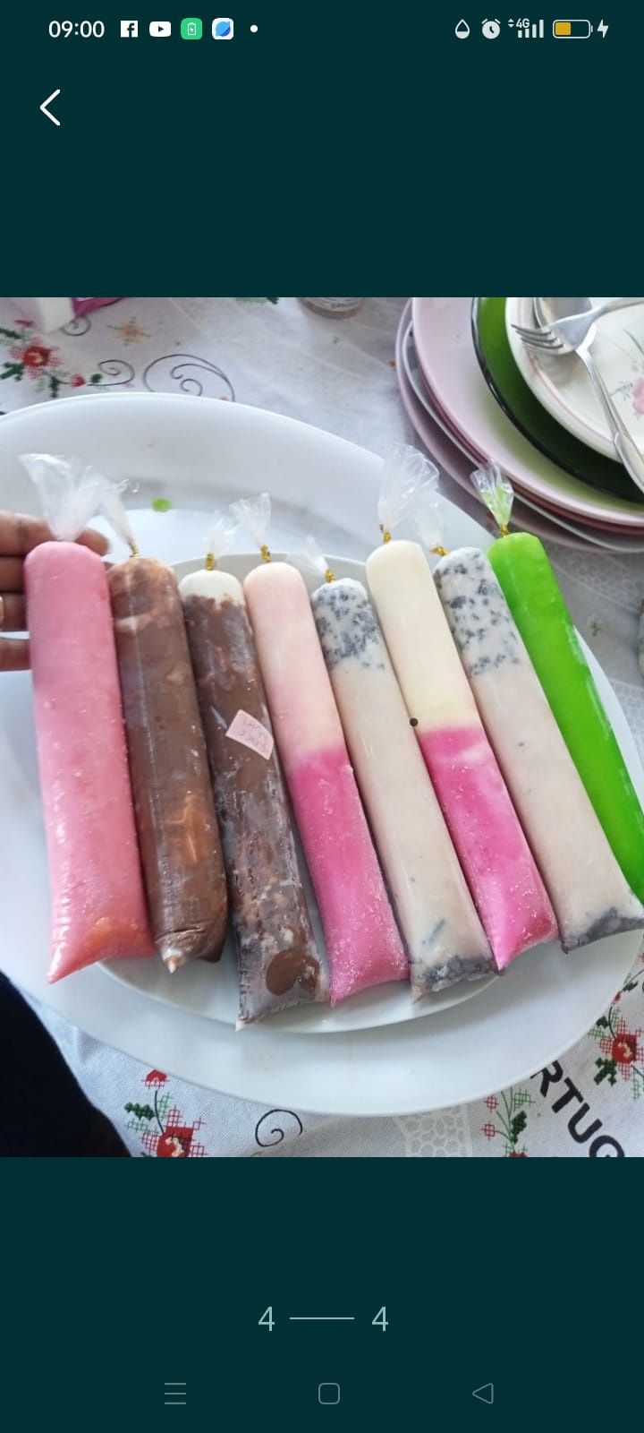 Gelados refrescante
