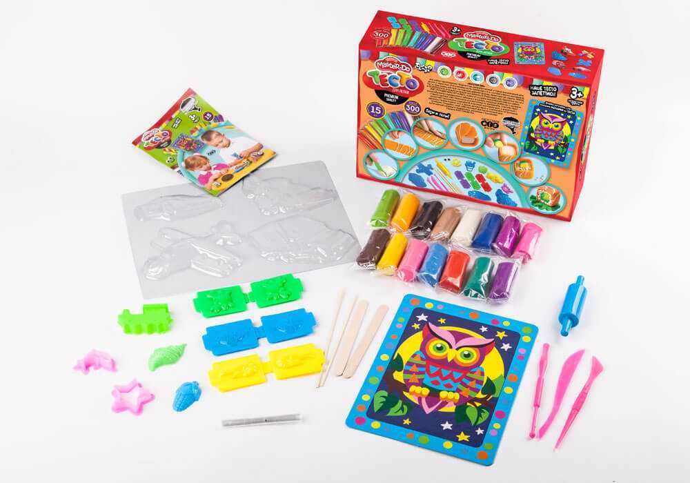 Тесто для лепки Danko Toys  Master Do ЛЮКС 18 цветов