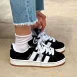 Женские кроссовки Adidas Campus 00s черные / Адидас Кампус 37 38 39 40