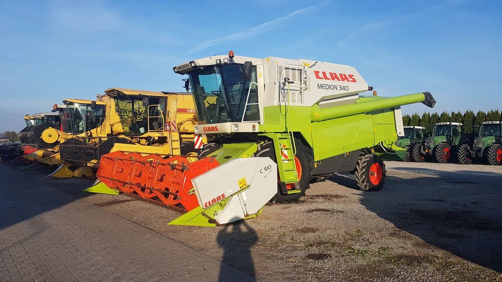 Claas Medion 340  Bardzo ładny !!! Heder 5,10M, Sieczkarnia, Rozpylacz plew !!!