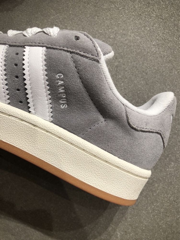 Оригінал Кросівки кеди Adidas Campus 00s Grey White адідас кампус сірі