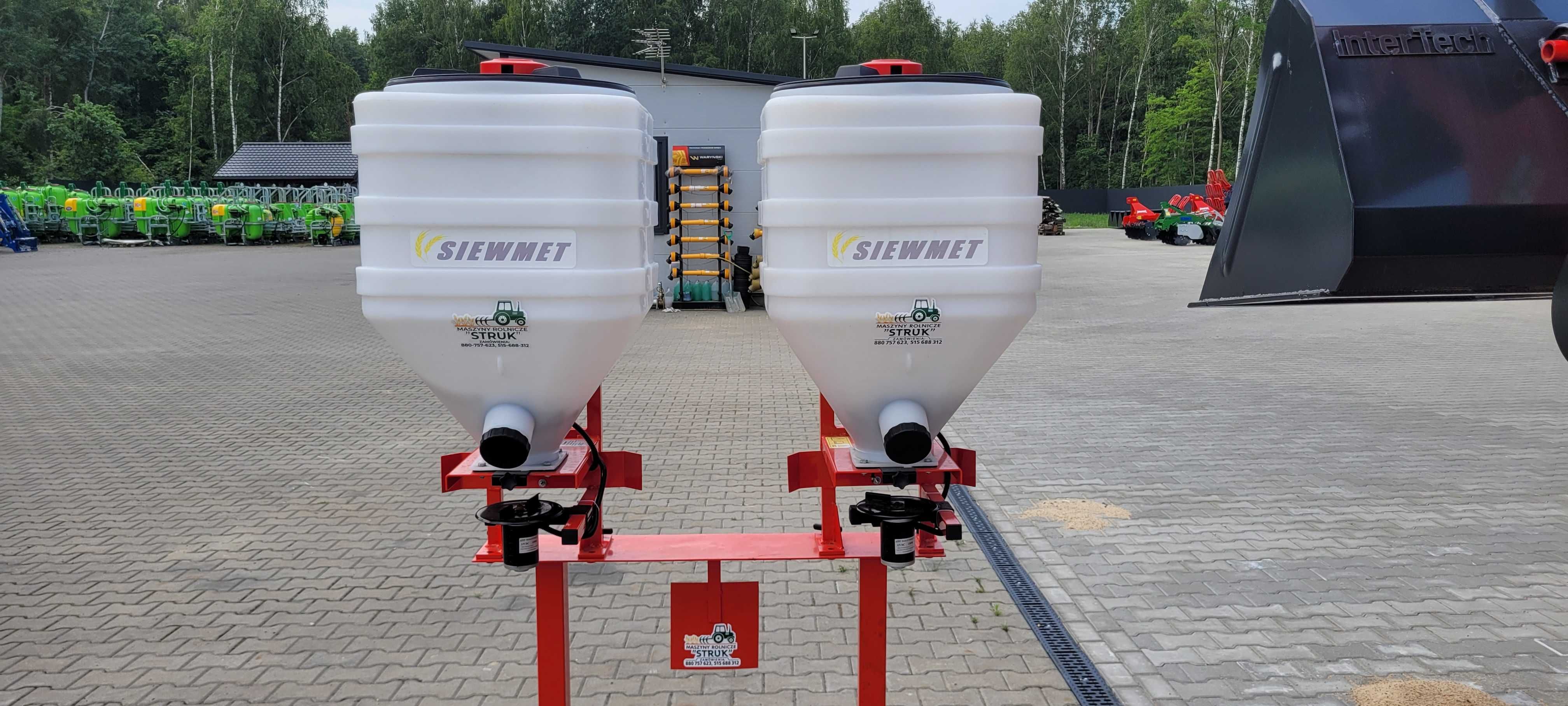Ocynk Siewnik poplonów solarka z mieszadłem Siewmet Wiko-Plon Tolmet