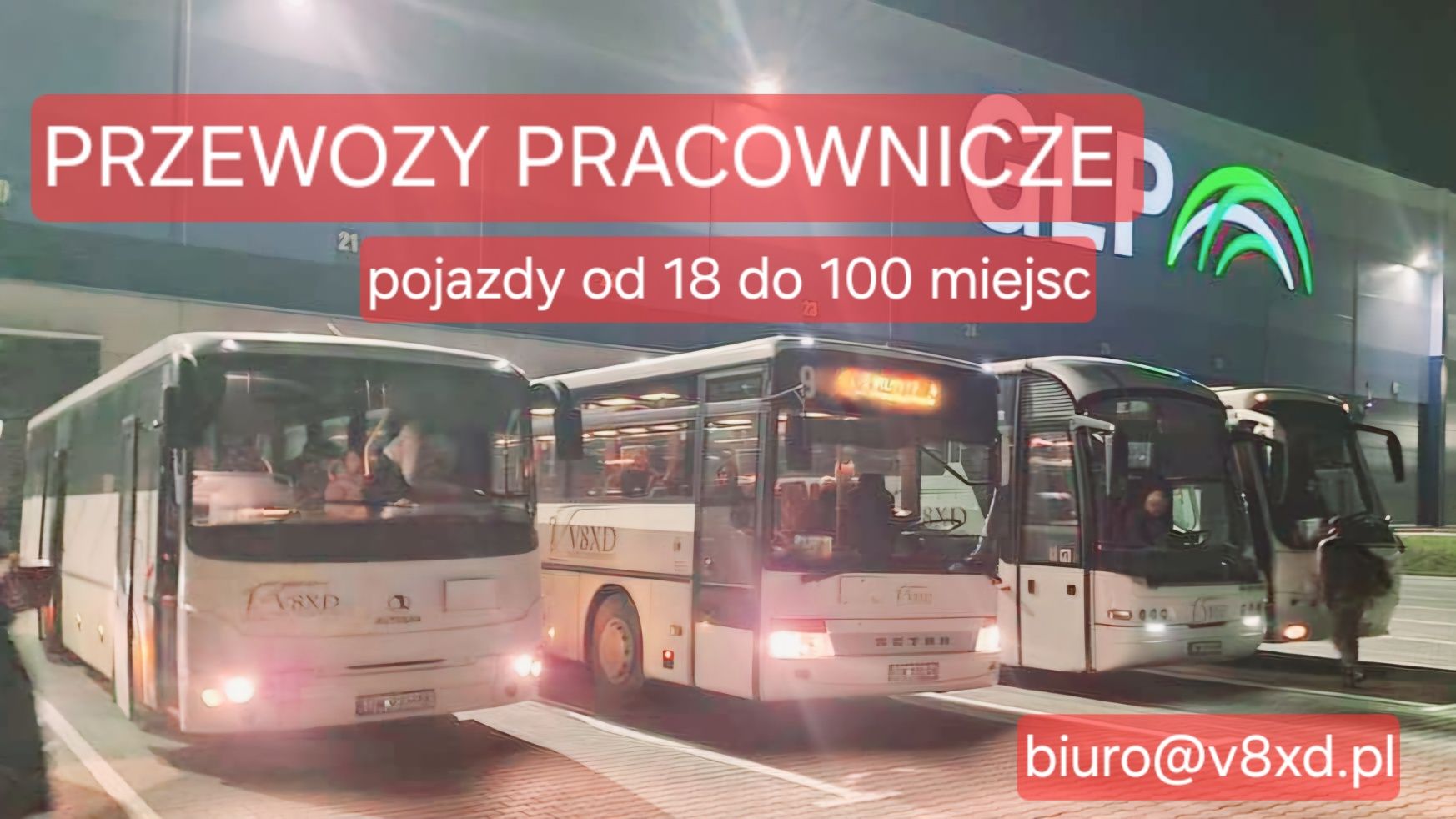 Przewóz pracowników, przewozy pracownicze, transport,wynajem autokarów