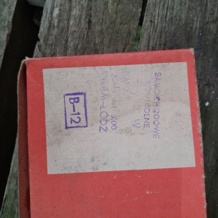 Żarówki kontrolne do aut prl