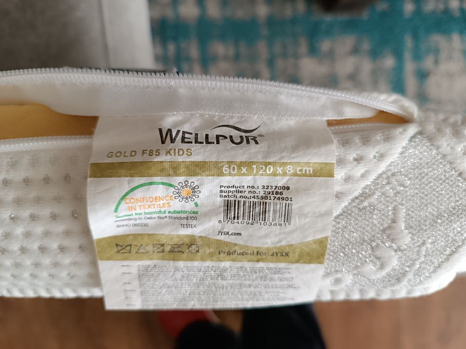 Materac Wellpur 90x160 do łóżeczka