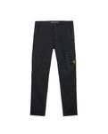 Штани Stone Island 303L1 Cotton Logo Patch Pants Black