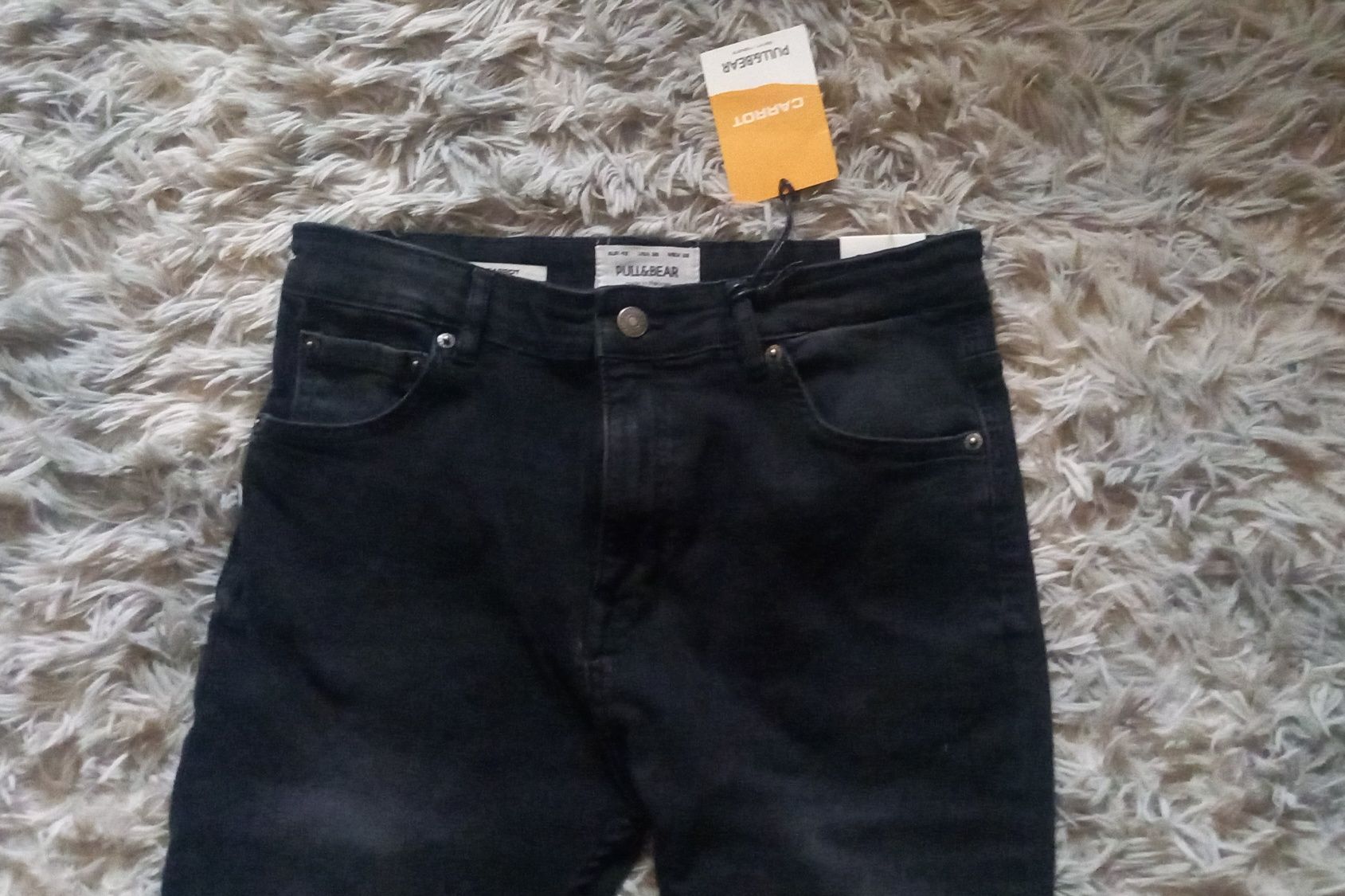 Spodnie jeans  Pull&Bear r. XS  czarne