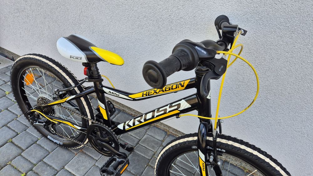 Rower 20 KROSS Hexagon - rama ALU - rowerek dziecięcy