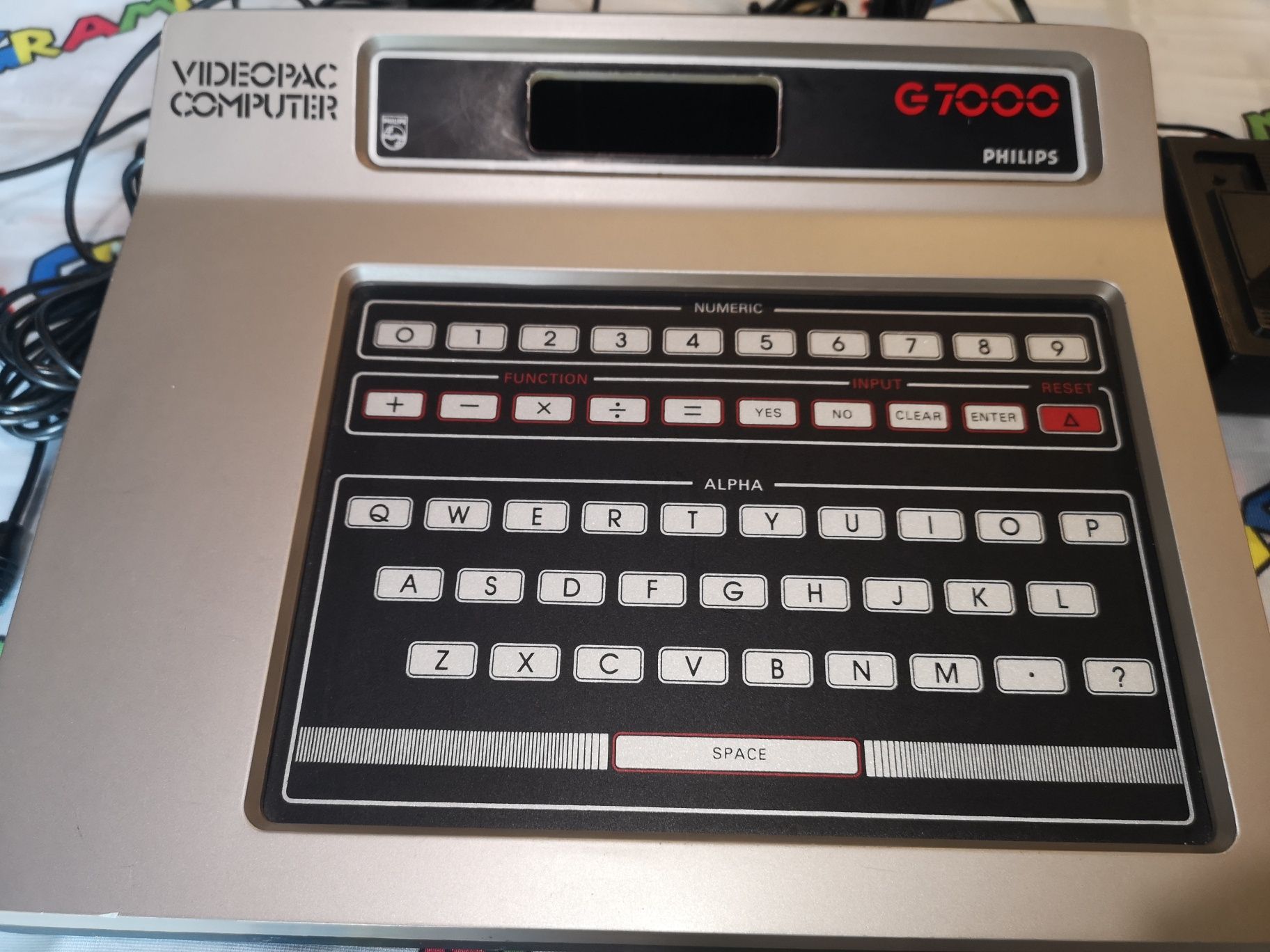 Konsola Philips Videopac G7000 retro 1978  (w pełni sprawna) + gra