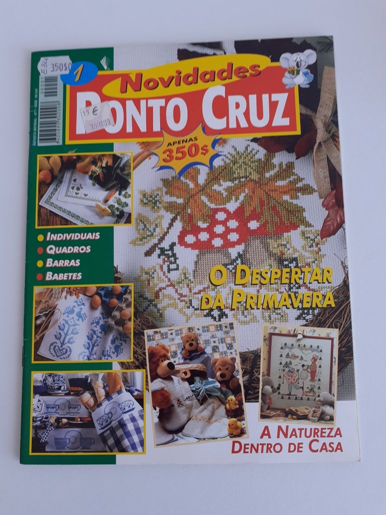 6 revistas ponto cruz com envio incluído