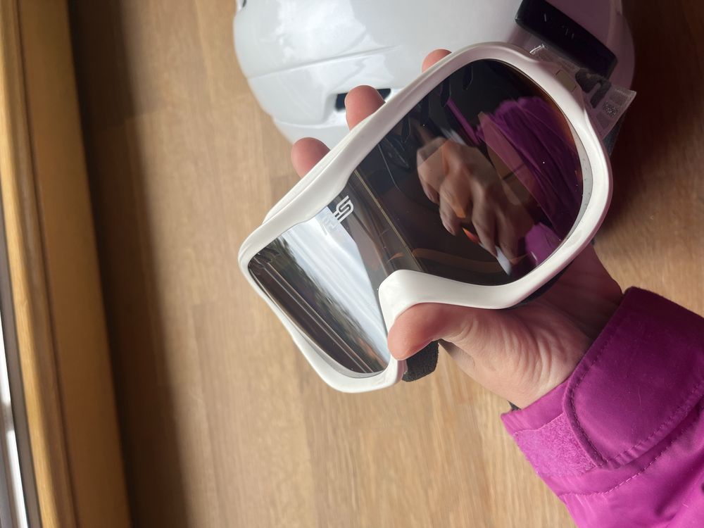 Zestaw kask Salomon Pearl i gogle Scott