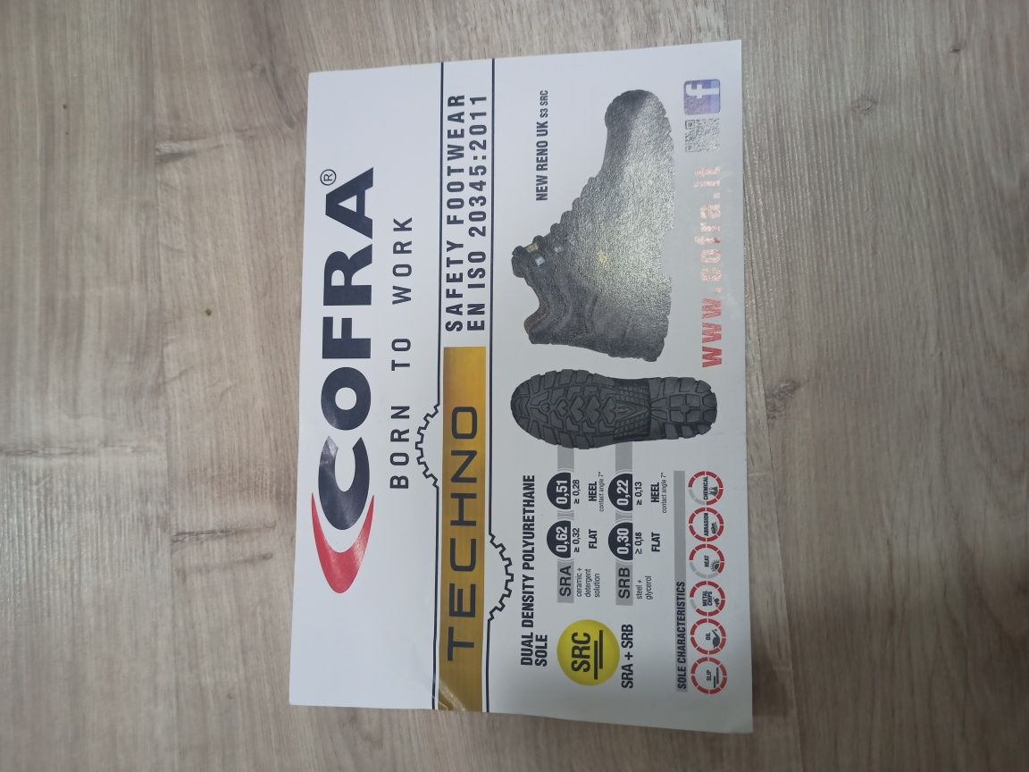 Продам рабочие ботинки фирмы Cofra и Giasco