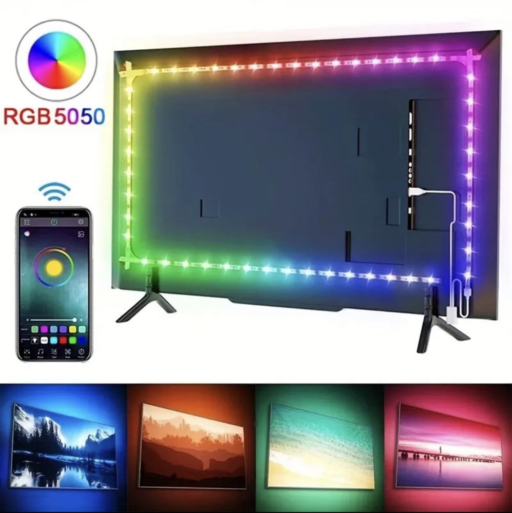 Fita Leds SMD 4m c/ controlo pelo Smartphone