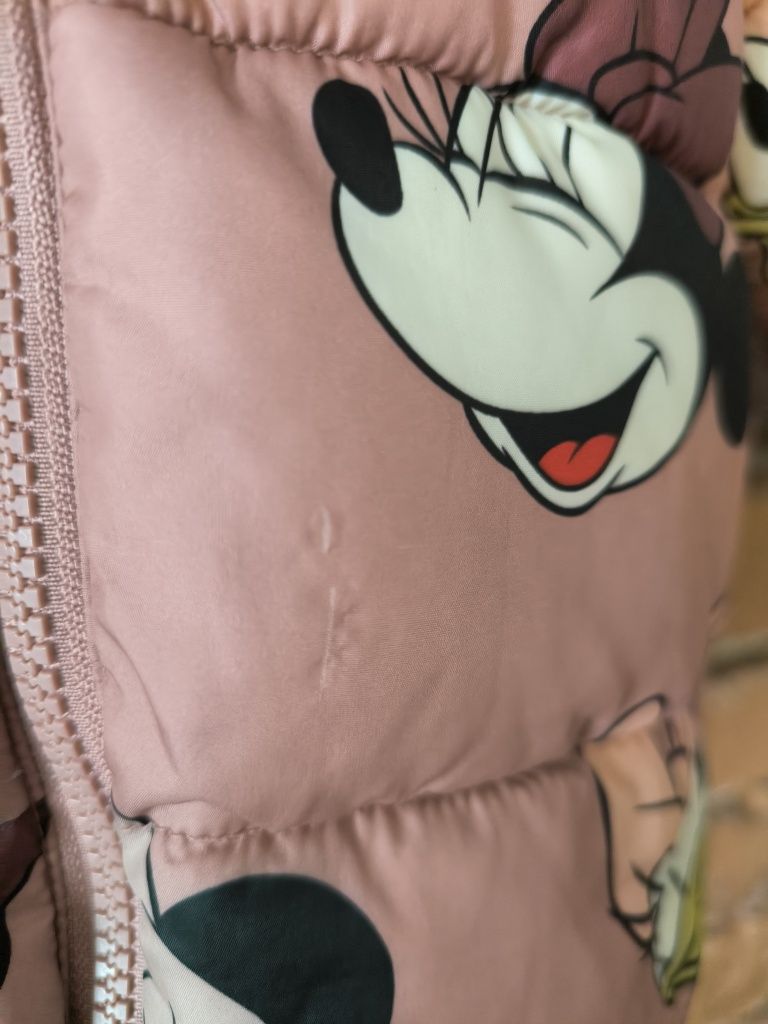 Przepiękna kurteczka myszka Miki Minnie mouse Disney z uszkami hm h&m