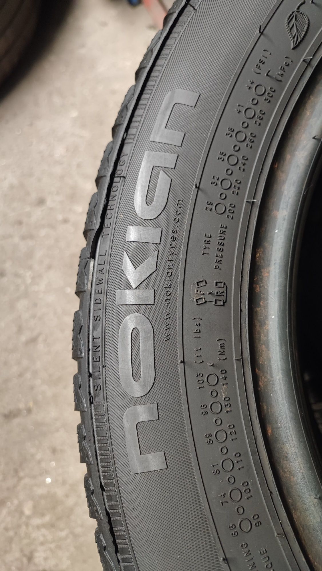 Vendo Par 175/65r15 Nokian WR D4 com cerca de 80% piso