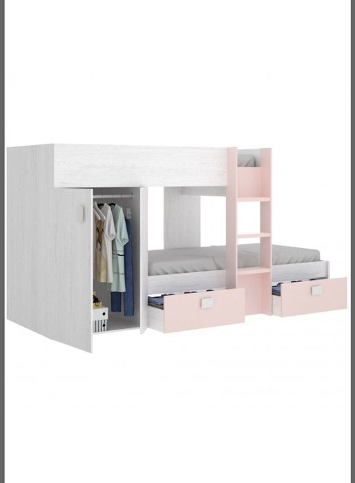 Beliche cor branco e rosa natural