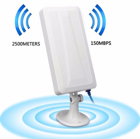 Antena Booster WiFi até 2.500 metros - novo