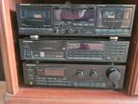 Zestaw radio,odtwarzacz CD oraz kasetowy Pioneer