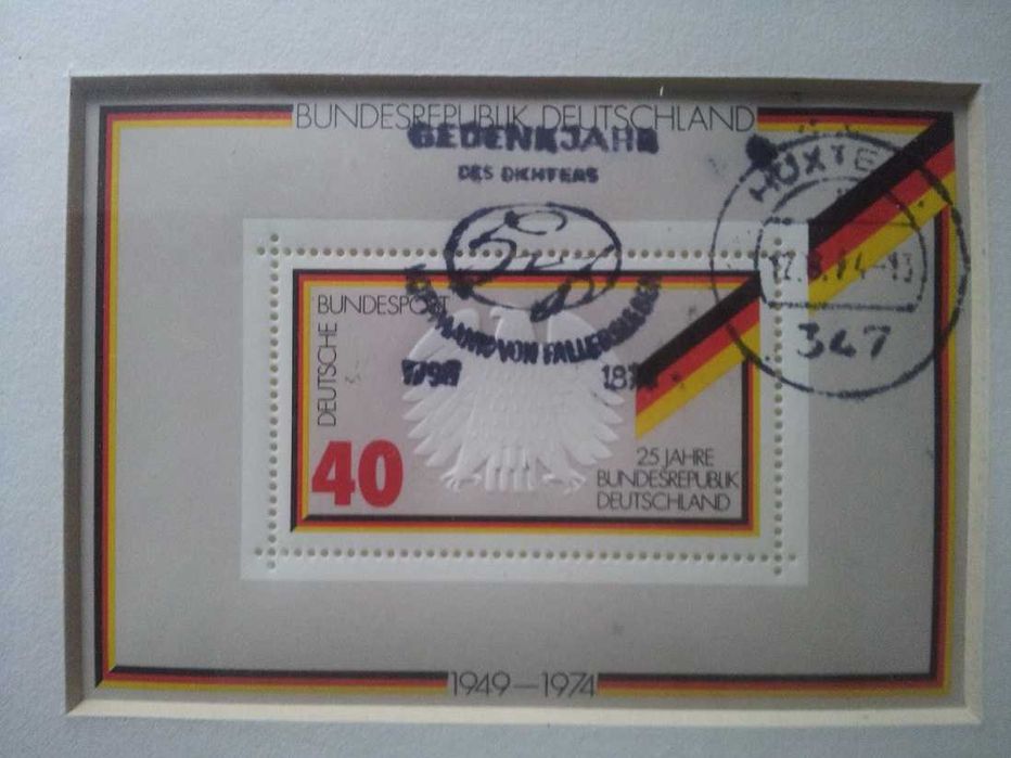 Znaczek Pocztowy 25-Lecie Bundesrepubkik Deutschland_1945-74 Niemcy
