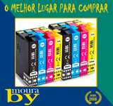 Kit de 5 Tinteiros para Epson 18XL preto e cores Margarida