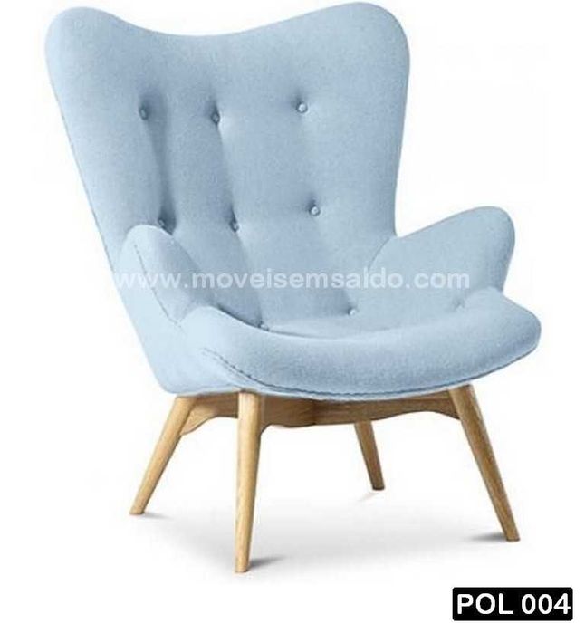 Cadeirões / Poltronas de Sala Estofadas - Todas medidas e cores.