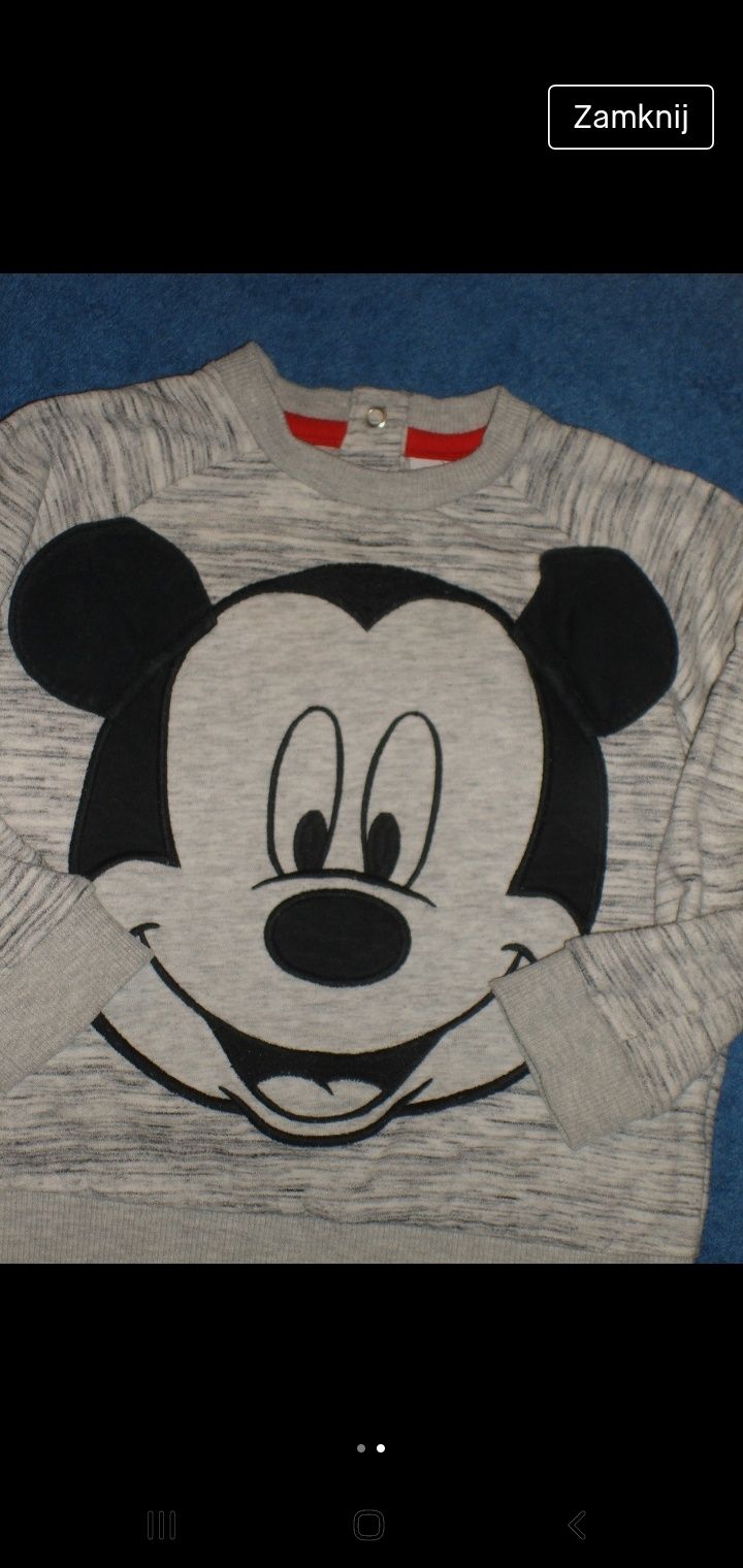 Disney bluza z MIKI 12-18 mies.