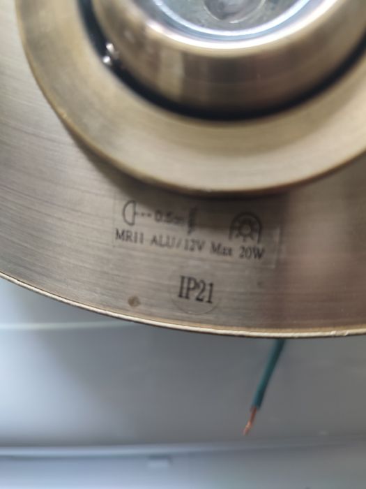 Żyrandol mosiężny UFO