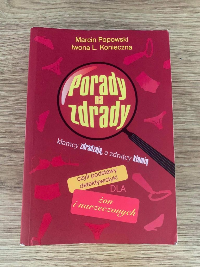 Książka "Porady na zdrady" Marcin Popowski