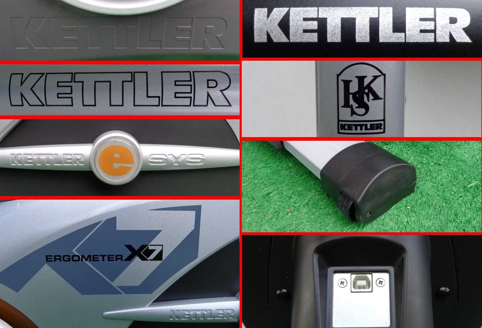 ROWER elektr.-magnet. KETTLER X7 + wbudowane TRASY ! Sklep 5000 zł !