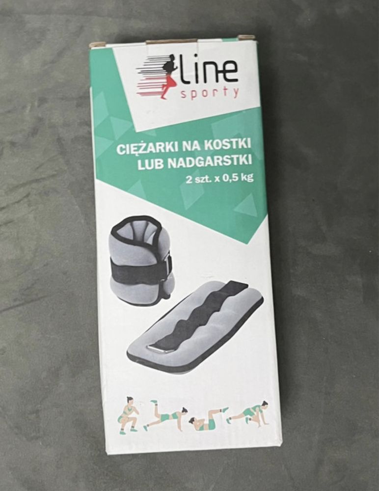 Ciężarki obciążenie nadgarstki/kostki 2x0.5kg