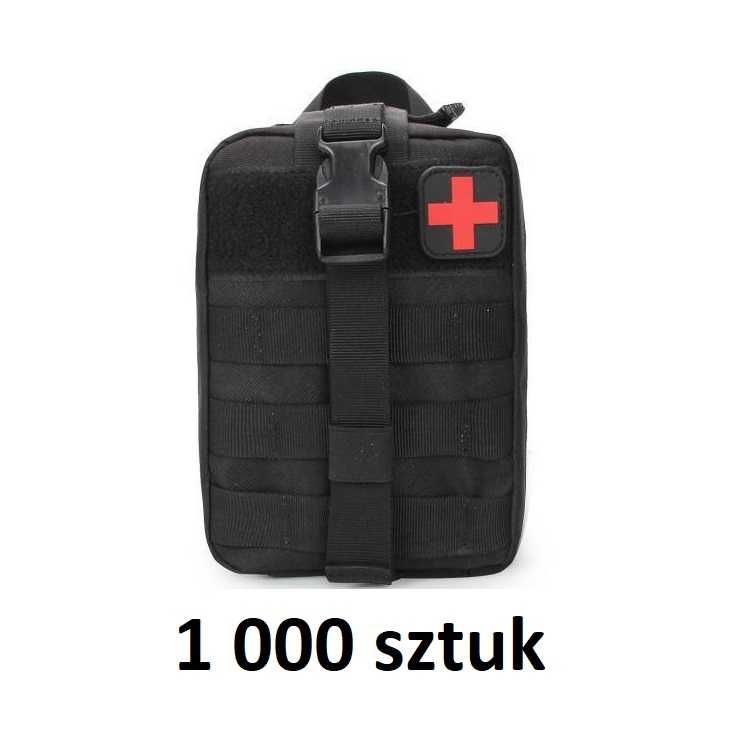 1000x Apteczka wojskowa torba taktyczna plecak IFAK MOLLE pasa CZARNA