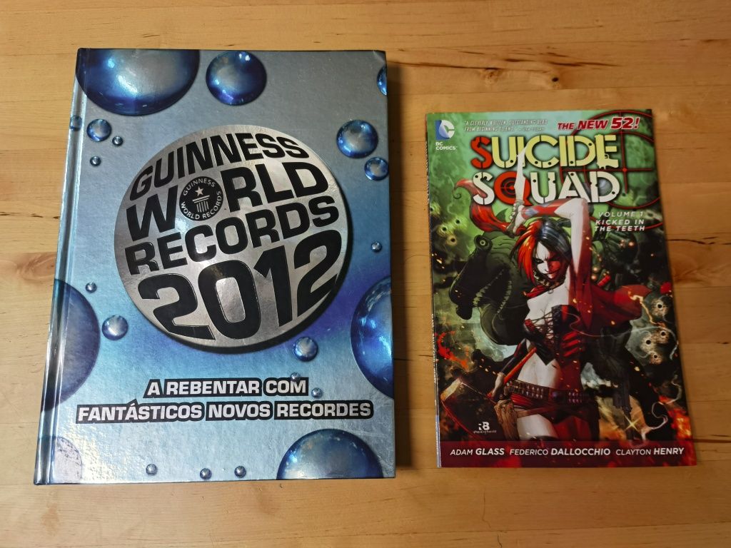 Livros Guiness World Records 2012 | Suicide Squad 52 vol 1 DC Comics