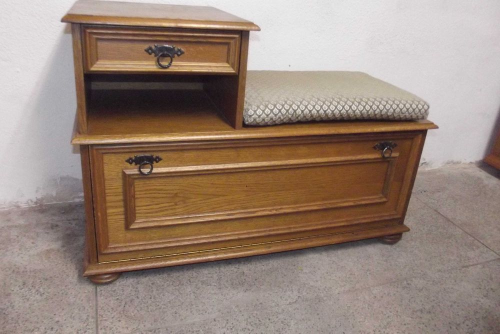 szafka na buty telefon komodka siedzisko dębowa