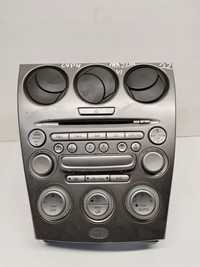 Panel środkowy deski radio z panelem klimatyzacji Mazda VI GJ6G66DSXC02