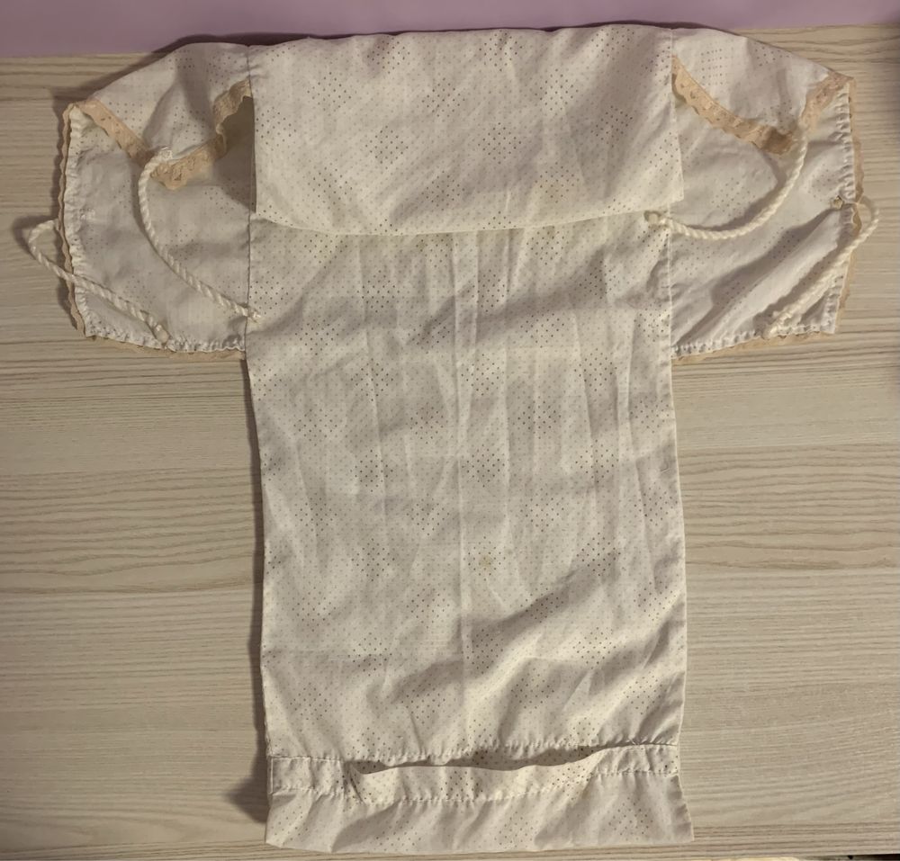 Poszewka na becik do łóżeczka dla lalek PRL Unikat Vintage