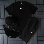 Костюм мужской летний Nike Футболка Шорты летний спортивный комплект