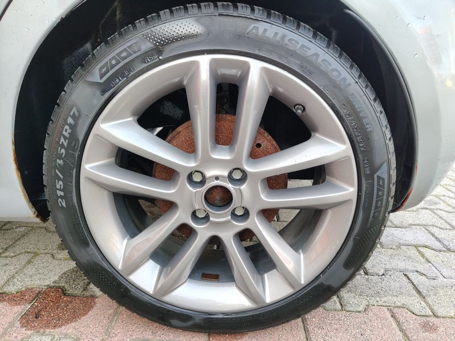 Koła Felgi Aluminiowe + opony 215/45 R17 Fiat Grande Punto, Opel Corsa