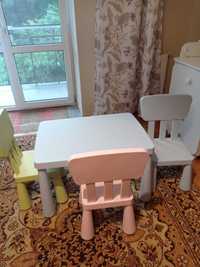 Дитячий стіл і стільці Ikea