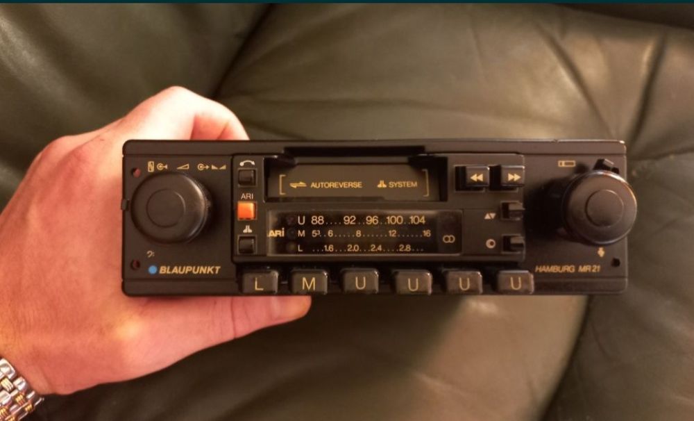 Rádio Mercedes-Benz 500 Blaupunkt Hamburg MR21 Vintage Topo de Gama