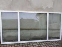 Okno PVC stale 145x294