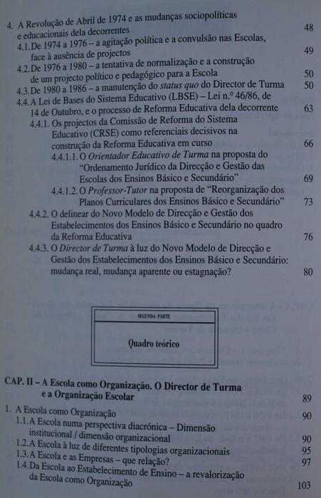 O Director de Turma Nas Escolas Portuguesas
