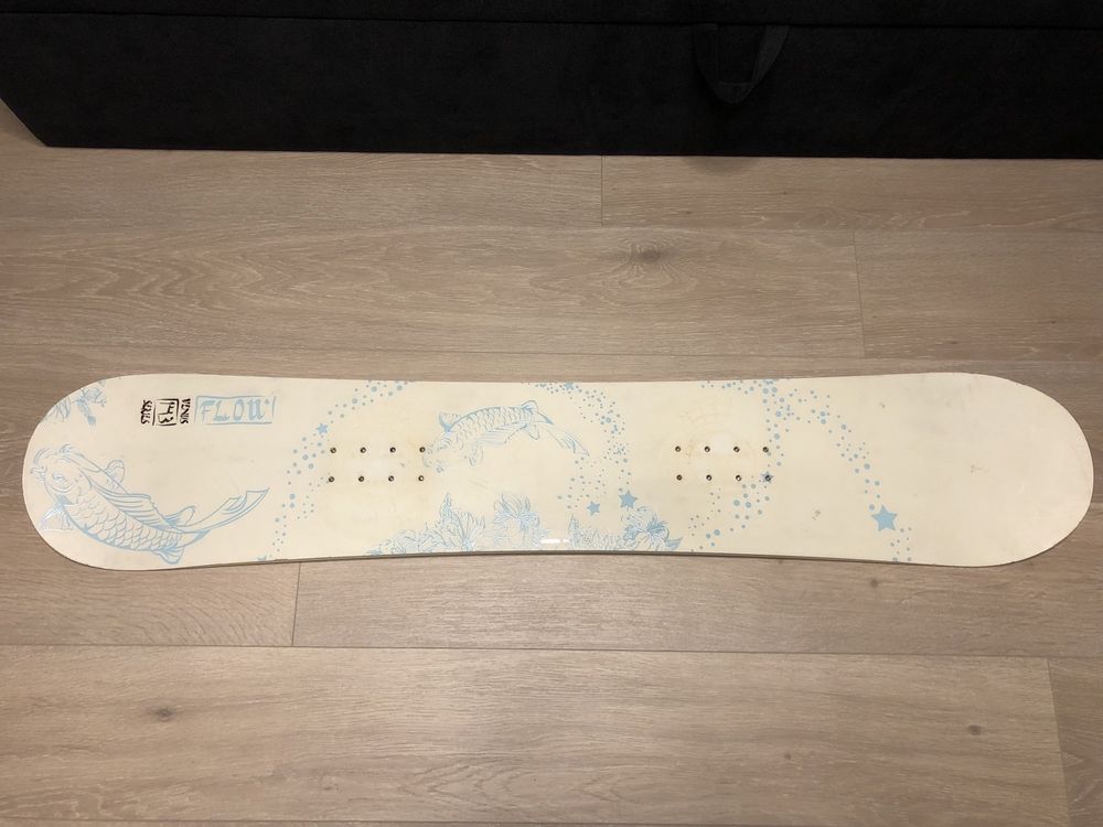 Deska snow board w zestawie z butami wiązaniami praz torbą