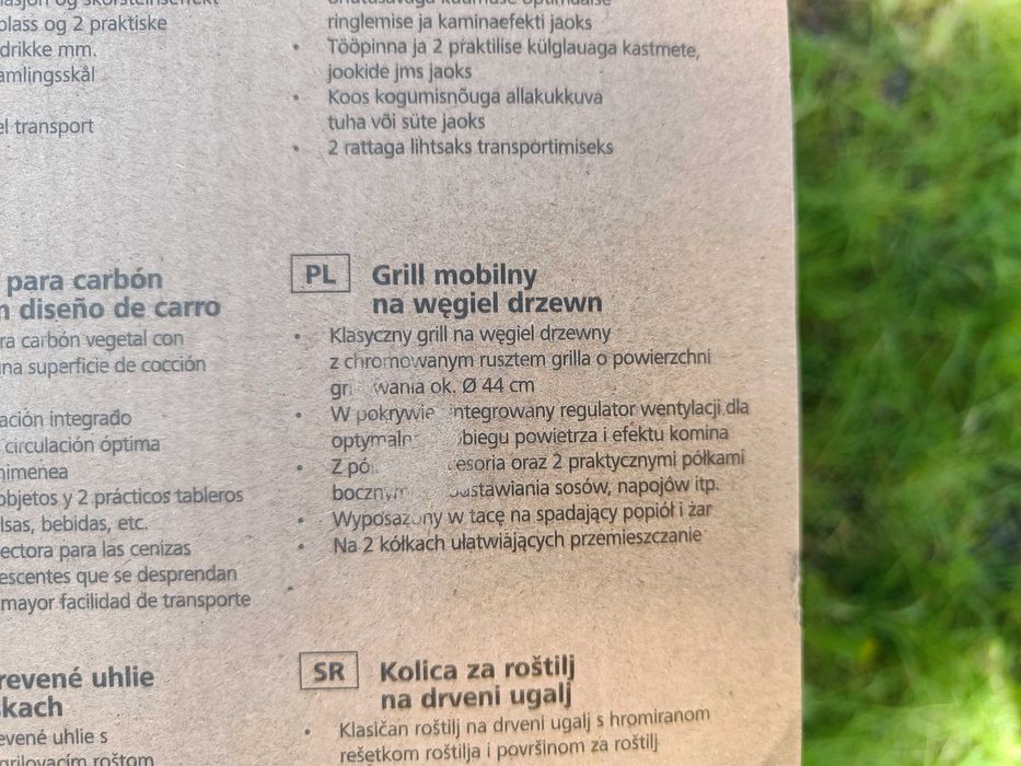 Grill węglowy kulisty Landmann 44cm Nowy